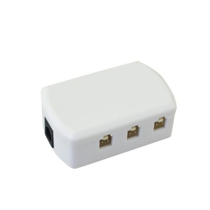 6 Ports 2510 Hub Splitter Anschlussdose Verteileranschlüsse Schranklichtadapter, 6 Ports Without DC Header, 6 Ports With DC Head