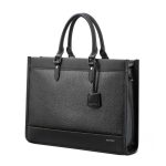 Bopai 11-98811 Leder-Business-Laptop-Handtasche mit großem Fassungsvermögen und Messenger-Aktentasche, 11-98811