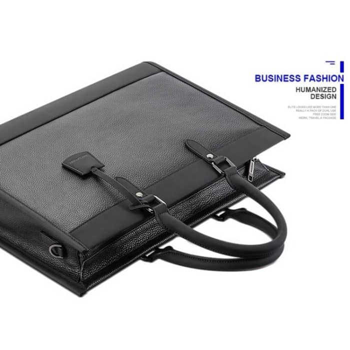 Bopai 11-98811 Leder-Business-Laptop-Handtasche mit großem Fassungsvermögen und Messenger-Aktentasche, 11-98811 – Bild 5