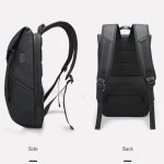 BANGE BG-2575 Anti-Diebstahl-wasserdichter Laptop-Rucksack 15,6 Zoll täglicher Arbeits-Business-Rucksack, BG-2575 Black, BG-2575  Grey – Bild 3