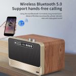 W1 Holz-HIFI-Soundeffekt-Desktop-Wireless-Bluetooth-Lautsprecher – Bild 6