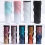 Edelstahl-Gewinde-Isolierbecher, kreativer Alien-Rotationsbecher – Bild 2