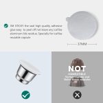 iCafilas Einweg-Kaffeekapsel, Aluminiumfolie, selbstklebende Verschlussfolie, 120 PCS / Bag Aluminum Foil – Bild 2