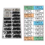 M2/M3/M2,5 Laptop-Universalschraubensatz, 355 PCS/Set+Tweeter+Screwdriver – Bild 6