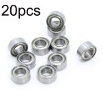 20 Stück Miniaturkugellager, MR63ZZ Bearing 3x6x2.5mm, MR63 Open Bearing  3x6x2mm
