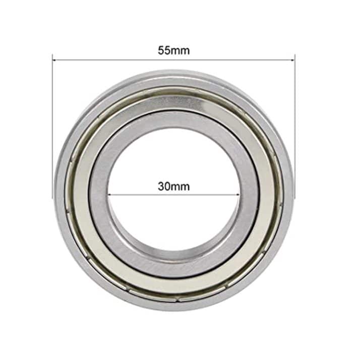 10 Stück 30x55x13mm Rillenkugellager für Rasentrimmer, 6006ZZ Bearing, S6006ZZ  Bearing – Bild 3
