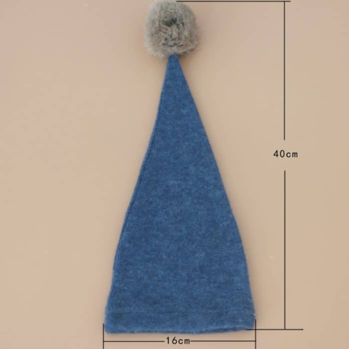 Neugeborenen-Fotografie-Kleidung, Baby-Fotografie, Fellknäuel, gestrickte Mütze mit langem Schwanz, Hat(Yellow), Hat(Blue), Hat(White), Hat(Light Purple), Hat(Grey), Hat(Coffee), Hat(Green), Hat(Taro Color), Hat(Light Green), Hat(Camel), Hat(Pink)... – Bild 3