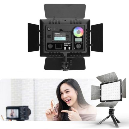 YONGNUO YN300IV Vier Generationen RGB-Vollfarb-Fotografielampe Doppelfarbiges LED-Fülllicht, Stil:, YN300IV Standard, YN300IV EU Plug Power Adapter