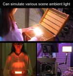 Weeylite RB08P 52LEDs RGB bunter Lichteffekt Mini-Fotografie-Fülllicht – Bild 5