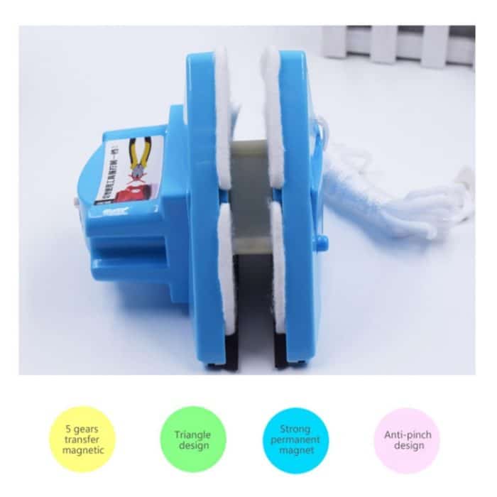 Einstellbare magnetische Fensterreiniger-Doppelseiten-Glaswischerbürste, 4-30mm Glass Cleaner – Bild 3