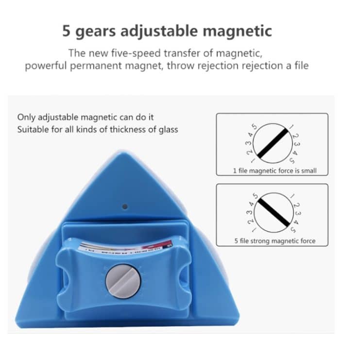 Einstellbare magnetische Fensterreiniger-Doppelseiten-Glaswischerbürste, 4-30mm Glass Cleaner – Bild 4
