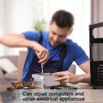 2 Stück 6-in-1 multifunktionaler Mini-Haushalts-Messinghammer-Schraubendreher, 6 in 1 – Bild 8