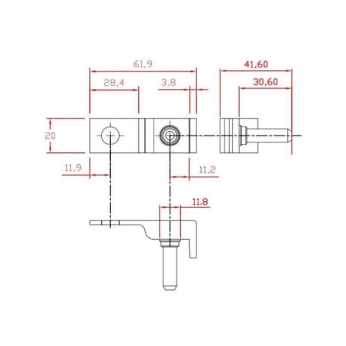 2 Stück New Energy Electric Vehicle Battery Column MRBF Fuse, Battery Column MRBF Fuse – Bild 3