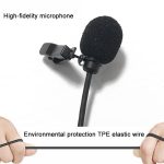 Für SONY D11 D21 3,5 mm Wireless Lavalier Mikrofon Kamera Clip Kragen Mikrofon, ECM-V1B – Bild 3