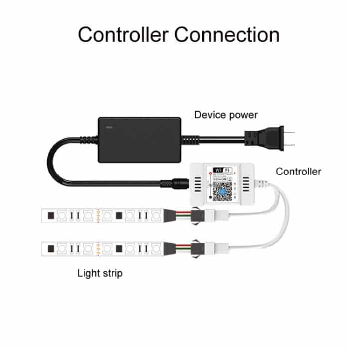 WIFI Wireless Symphony Light Bar Musik Smart APP 2.4G Controller, Single Head, Double Head – Bild 5