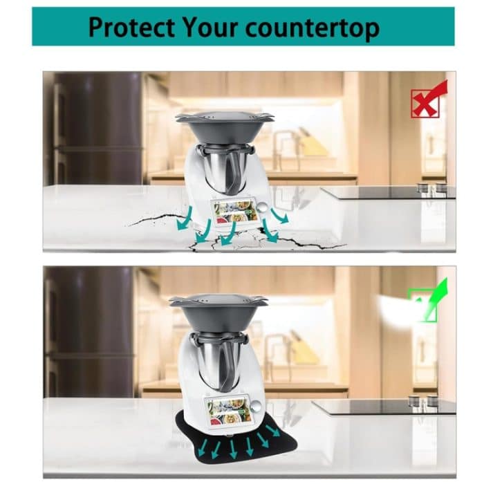 Für Thermomix TM5 TM6 TM21 TM31 Gleitpad Antifouling-Pad, Sliding Pad – Bild 7