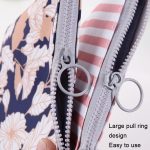 SN-031 2 Stück wasserdichte Aufbewahrungstasche für Damenbinden mit Reißverschluss, Münzkartentasche, SN-031 Cactus, SN-031 Flamingo, SN-031 Stripe, SN-031 Flower – Bild 3