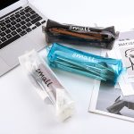 H6465-1 TPU wasserdichte transparente Studenten-Bleistifttasche, H6465-1 (White), H6465-1 (Black), H6465-1 (Blue) – Bild 6