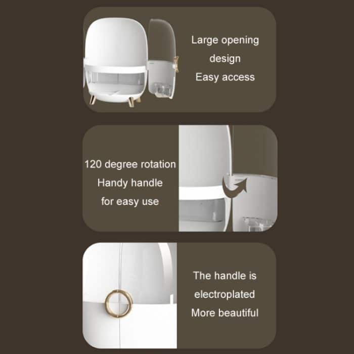 Kosmetische Desktop staubdichte Aufbewahrungsbox Hautpflegeproduktregal – Bild 4