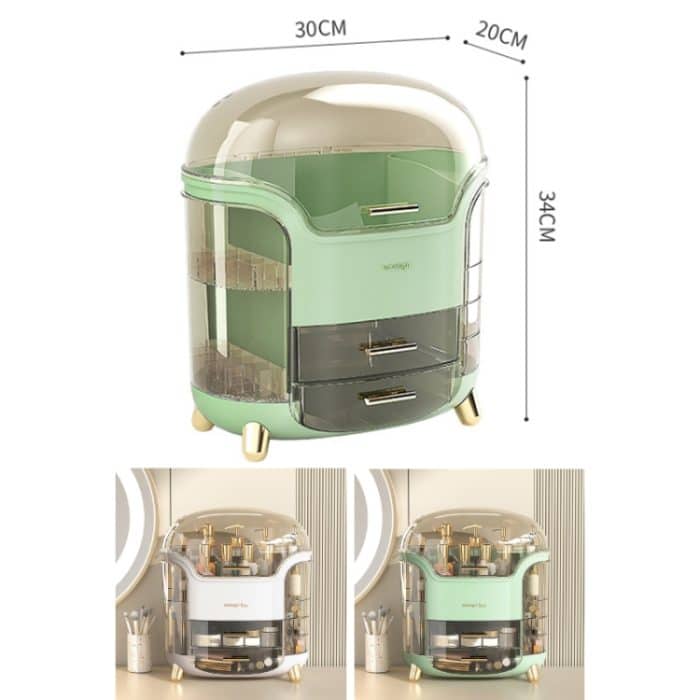 Desktop-Schminktisch, kosmetische, staubdichte Aufbewahrungsbox – Bild 2