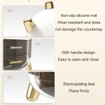 Desktop-Schminktisch, kosmetische, staubdichte Aufbewahrungsbox – Bild 3