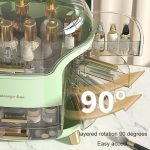 Desktop-Schminktisch, kosmetische, staubdichte Aufbewahrungsbox – Bild 4