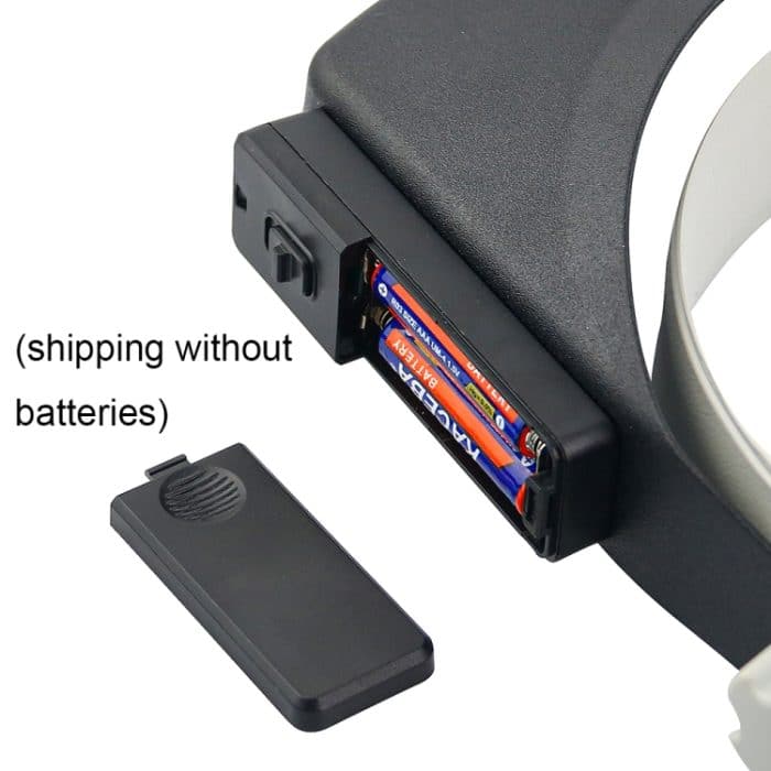 81007-P LED-Licht Kopfmontiertes elektronisches Reparaturwerkzeug Lupe – Bild 4