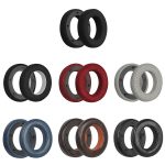 Für Focal Clear MG Pro 1 Paar atmungsaktive und bequeme Headset-Abdeckung aus Leder, Fiber Black, Fiber Black Gray, Fiber Red, Fiber Gray, Lambskin Dark Blue, Lambskin Brown, Lambskin Black – Bild 2