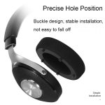 Für Focal Clear MG Pro 1 Paar atmungsaktive und bequeme Headset-Abdeckung aus Leder, Fiber Black, Fiber Black Gray, Fiber Red, Fiber Gray, Lambskin Dark Blue, Lambskin Brown, Lambskin Black – Bild 4