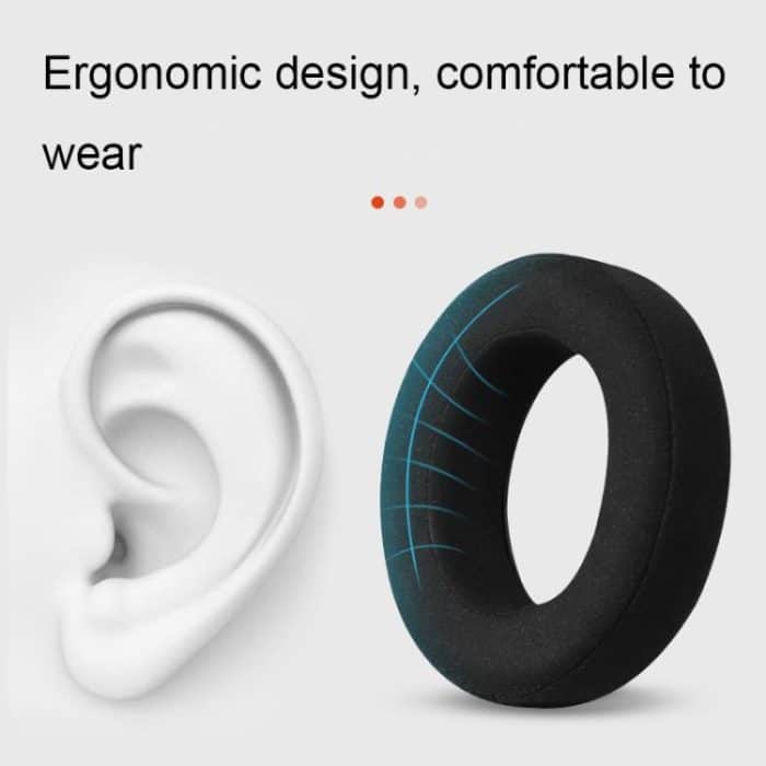 Für Focal Clear MG Pro 1 Paar atmungsaktive und bequeme Headset-Abdeckung aus Leder, Fiber Black, Fiber Black Gray, Fiber Red, Fiber Gray, Lambskin Dark Blue, Lambskin Brown, Lambskin Black – Bild 5