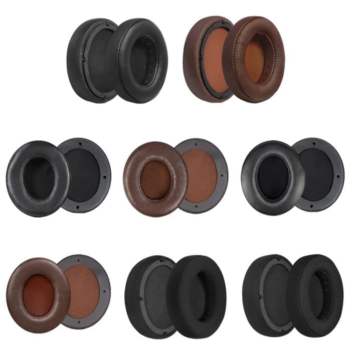 Für Edifier W855BT 1 Paar Headset. Weiche und atmungsaktive Schwammabdeckung, Black Protein, Brown Protein, Black Lambskin, Brown Lambskin, Black, Brown, Black Ice Silk, Black Net – Bild 2