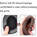 Für Edifier W855BT 1 Paar Headset. Weiche und atmungsaktive Schwammabdeckung, Black Protein, Brown Protein, Black Lambskin, Brown Lambskin, Black, Brown, Black Ice Silk, Black Net – Bild 3