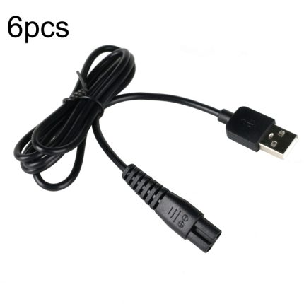 Für Xiaomi Mijia MJTXD01SKS Elektrorasierer USB-Ladekabel Power, Spce:, 6pcs USB Cable, 2pcs Cable+CN Plug