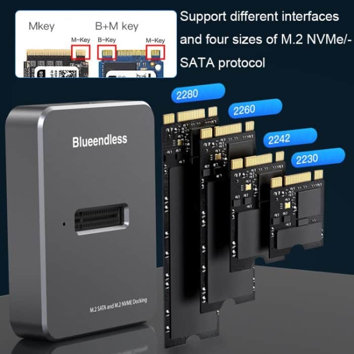 Blueendless SD03 M.2 SATA/NVME Dual Protocol Solid-State-Festplattenbasis, SD03 (M.2 SATA/NVME Dual Protocol) – Bild 4