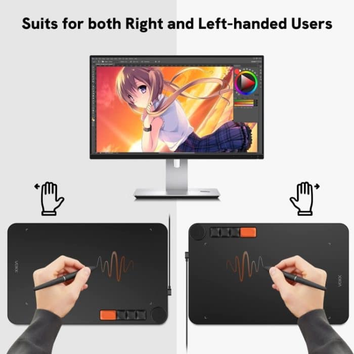 VEIKK VO1060 Digitales Zeichenbrett Handschrifttafel mit passivem drahtlosem Stift – Bild 7