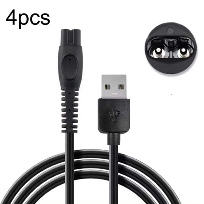 Für Philips Elektrorasierer PQ888 889 4pcs 5V USB Ladekabel – Bild 1