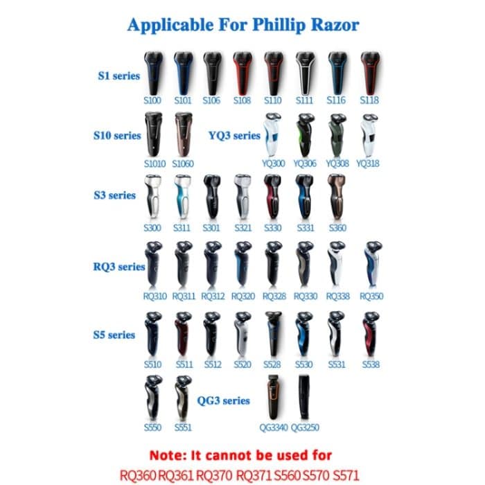 2 Stück A00390 4,3 V USB-Ladekabel für Philips Rasierer RQ310 S510 YQ300 S100 – Bild 5