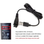 3 Stück 4,8 V 1,25 A USB-Ladekabel für Panasonic Elektrorasierer ES-LM31 ES-PLM3B – Bild 3