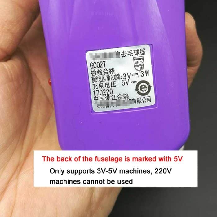 2 USB-Ladekabel für Philips CONFU SUPOR Haarballenschneider – Bild 5