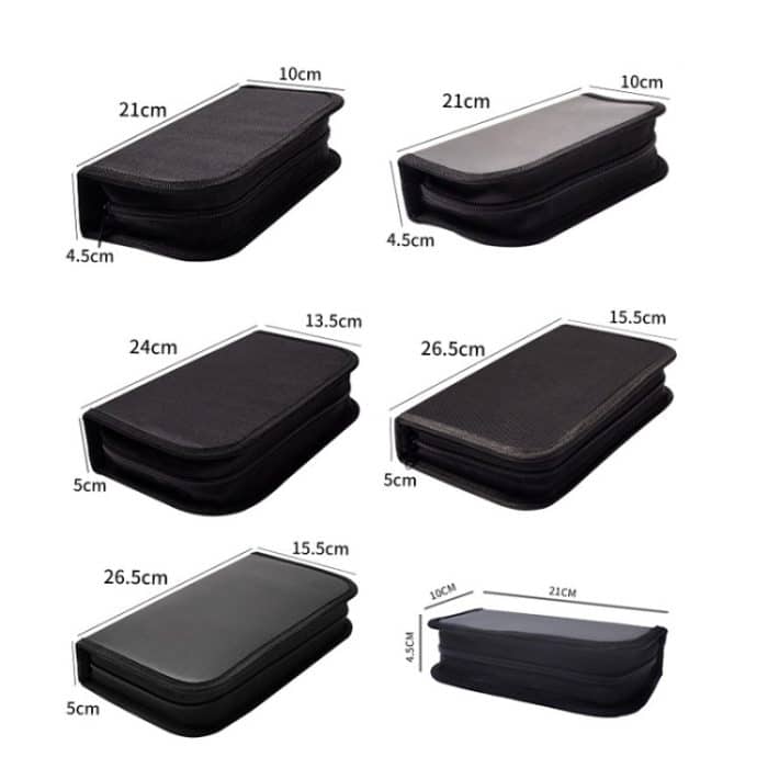 Reißverschluss-Aufbewahrungspaket, tragbare Multifunktions-Werkzeug-Aufbewahrungstasche, Stil:, A Canvas, B Leather+Canvas, C Leather, D Canvas, E Leather+Canvas, F Leather+Canvas – Bild 3