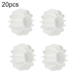 20 Stück Wäscheball, Fleckenentfernung, Anti-Tangle-Reinigungsball für Waschmaschine, Water Truck White, Water Truck Gray