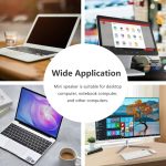 5002 USB-Soundkarte, Computer, kleine Lautsprecher, Mini-Desktop-Audio, Sound Card – Bild 6