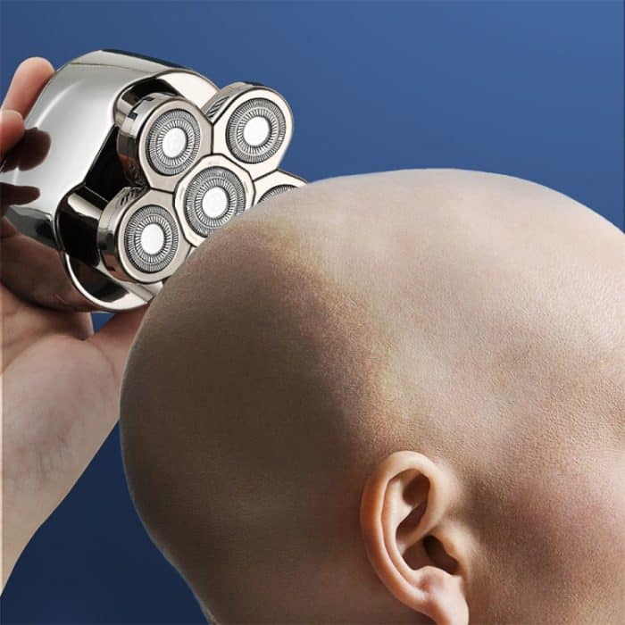 VGR V-395 2-in-1-Elektrorasierer mit sechs Klingen und intelligenter Digitalanzeige – Bild 6