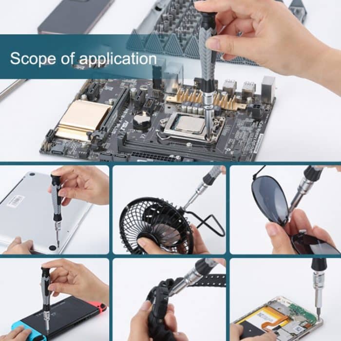 126-in-1 Bambus-Handschraubendreher-Set, multifunktionales Präzisions-Reparaturset, 126 in 1 – Bild 7