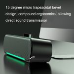 LED leuchtende HiFi-Stereo-Computerlautsprecher, langes Gaming, kabelgebundenes Audio, A39 Wired (Black) – Bild 4