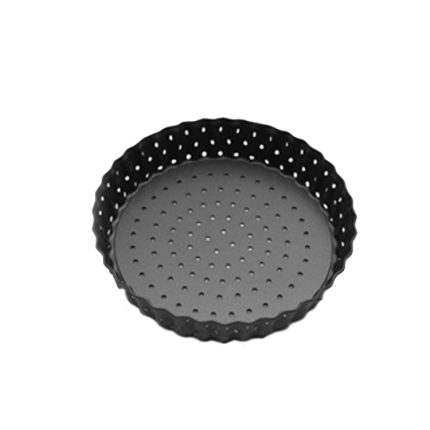 BM1075 Perforierte Pizzapfanne Küche Kohlenstoffstahl Antihaft-Fruchtkuchenform Backformen, 5 inches, 8 inches, 9 inches