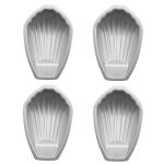 BM1067 Muschelförmige Antihaft-Kuchenform für die Küche, Keksform, Backform, 4pcs Shell, Gold, Silver Thicken, Pink Thicken, White Thicken