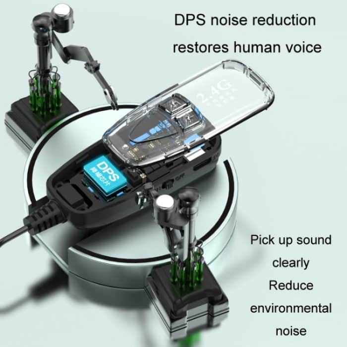 2,4 G Bluetooth Wireless Lavalier Live-Mikrofon mit Geräuschunterdrückung, XXD-G18L – Bild 4