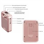 Rolton K700 Bluetooth-Audiolautsprecher mit zwei Lautsprechern und Megaphon-Sprachverstärker, K700 – Bild 6