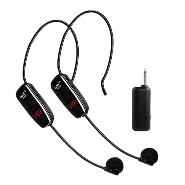 One For Two Outdoor Wireless Mikrofon Audio Headset Verstärker Lautsprecher, U12F – Bild 1